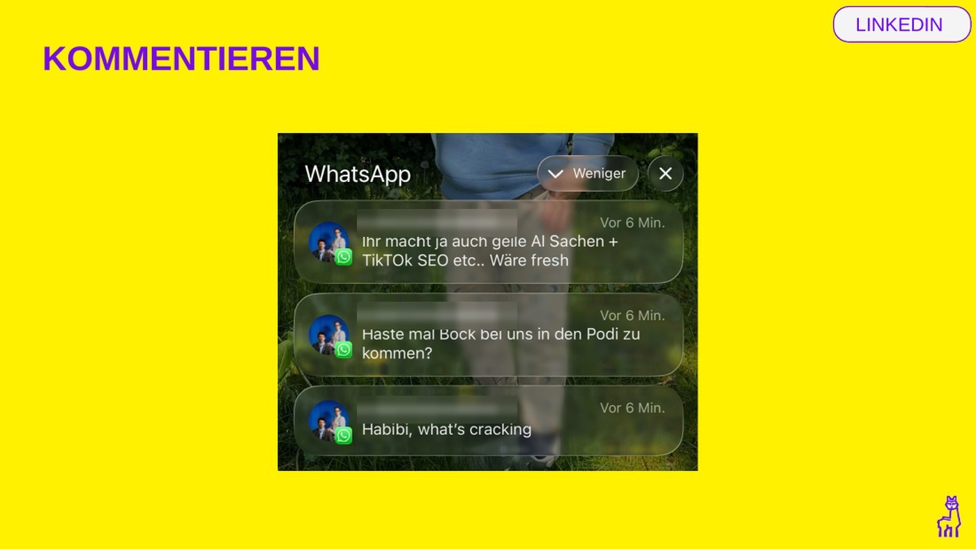 Ein Kommentar, und daraus wird eine Podcast-Einladung.